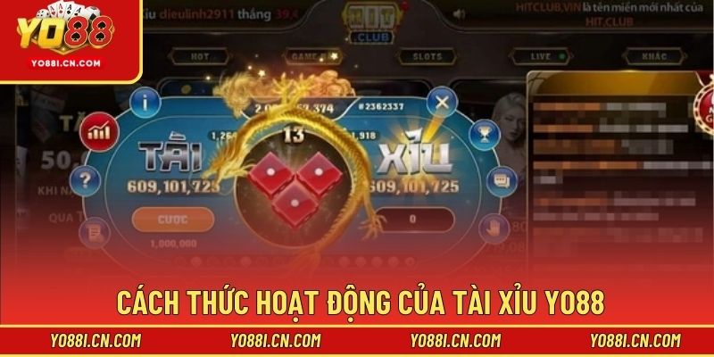 Cách thức hoạt động của tài xỉu Yo88