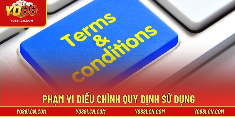Phạm vi điều chỉnh quy định sử dụng